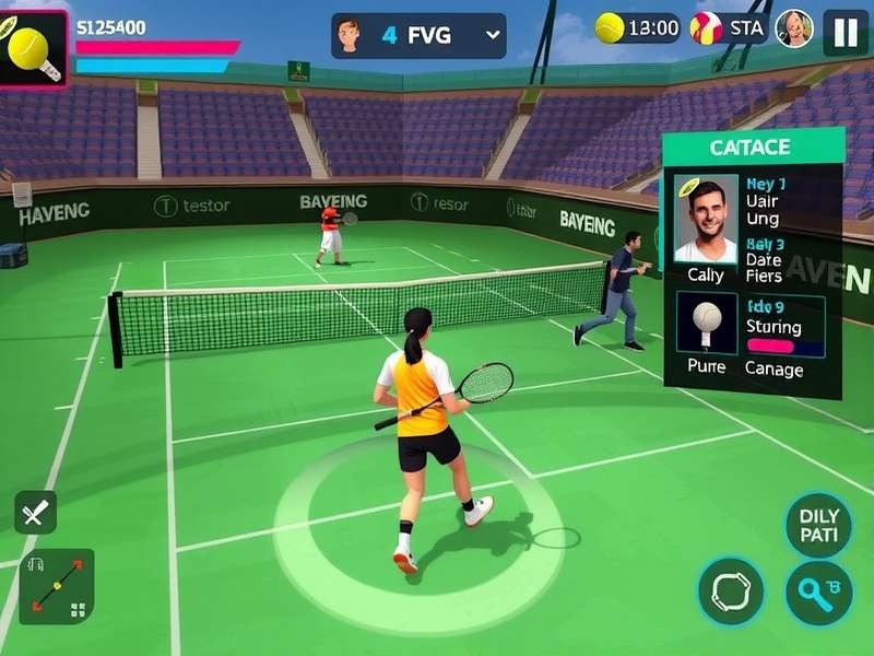 Tennis Power Titan Character Customization